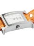 Hermès 100% Stainless Steel Orange White Hermes H Watch 11P Diamond Wristwatch HH1.210 Quartz Silver Dial Stainless Steel Leather Women's HERMES One size - photo 5