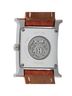 Hermès 100% Stainless Steel Orange White Hermes H Watch 11P Diamond Wristwatch HH1.210 Quartz Silver Dial Stainless Steel Leather Women's HERMES One size - photo 6