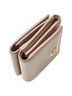 Gucci 100% Leather Tan Gucci GG Marmont Tri-fold Compact Wallet 474746 Beige Leather Women's GUCCI One size - photo 6