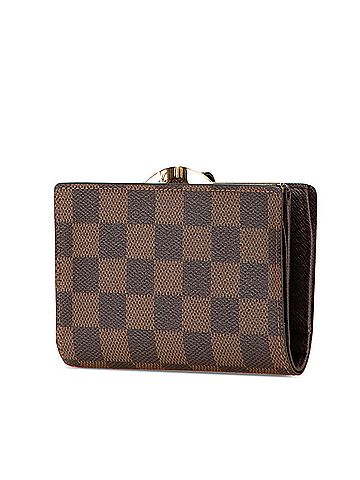 Louis Vuitton Louis Vuitton Damier Portefeuille Viennois Tri-fold Wallet N61674 Brown PVC Women's LOUIS VUITTON (view 2)