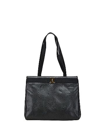 Salvatore Ferragamo Salvatore Ferragamo Vara Tote Bag/Shoulder Bag BK-21 2530 Black Leather Women's (view 1)