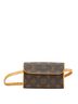 Louis Vuitton Brown Louis Vuitton Monogram Pochette Florentine Body Bag Waist Shoulder M51855 Brown PVC Leather Women's LOUIS VUITTON One size - photo 1