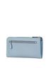 Prada 100% Leather Blue Prada Fiocco Ribbon Motif L-Zip Long Wallet 1ML183 Light Blue Saffiano Leather Women's PRADA One size - photo 2
