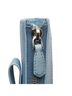 Prada 100% Leather Blue Prada Fiocco Ribbon Motif L-Zip Long Wallet 1ML183 Light Blue Saffiano Leather Women's PRADA One size - photo 7