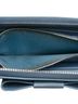 Prada 100% Leather Blue Prada Fiocco Ribbon Motif L-Zip Long Wallet 1ML183 Light Blue Saffiano Leather Women's PRADA One size - photo 9