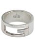 Gucci 100% Sterling Silver Silver Toned Gucci Branded G Ring #12 SV925 Silver Women's GUCCI One size - photo 5