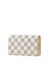 Louis Vuitton White Louis Vuitton Damier Azur Portefeuille Tresor L-shaped Bi-fold Wallet N61744 White PVC Leather Women's LOUIS VUITTON One size - photo 2
