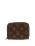 Louis Vuitton Brown Louis Vuitton Monogram Zippy Coin Purse Case M60067 Brown PVC Leather Women's LOUIS VUITTON One size - photo 1