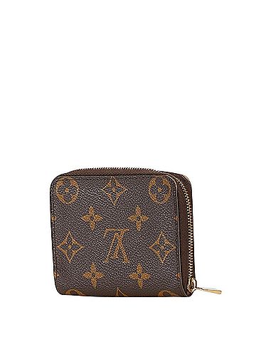 Louis Vuitton Louis Vuitton Monogram Zippy Coin Purse Case M60067 Brown PVC Leather Women's LOUIS VUITTON (view 2)