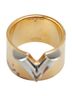 Louis Vuitton 100% Metal Silver Toned Gold Toned Louis Vuitton Essential V Ring #M M61085 Gold Silver Plated Metal Women's LOUIS VUITTON One size - photo 5