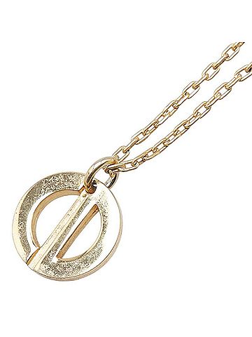 Christian Dior Christian Dior Dior CD logo necklace, gold plated, for women. (view 1)