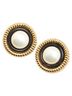 Chanel Black Chanel Earrings Gold Black Plated Fake Pearl Women's CHANEL One size - photo 1