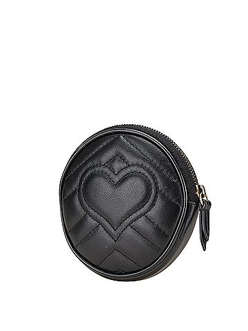 Gucci Gucci GG Marmont Heart Coin Case 575160 Black Leather Women's GUCCI (view 2)