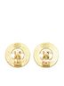 Chanel 100% Other Gold Toned Chanel Coco Mark Earrings Gold Plated Women's CHANEL One size - photo 2