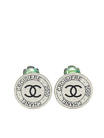 Chanel CHANEL COCO MARK 2000 CROISIERE EARRINGS SILVER METAL WOMEN'S (view 1)
