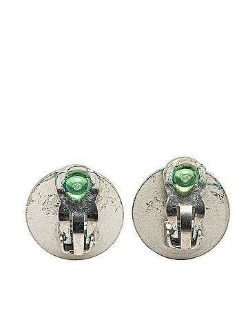 Chanel CHANEL COCO MARK 2000 CROISIERE EARRINGS SILVER METAL WOMEN'S (view 2)