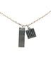 Louis Vuitton 100% Metal Black Louis Vuitton Damier Collier Colors Necklace M62490 Silver Black Metal Women's LOUIS VUITTON One size - photo 1