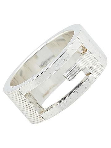 Gucci Gucci Branded G Ring, SV925 Silver, Women's, GUCCI (view 1)