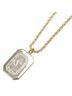 Valentino 100% Metal Gold Toned Valentino V logo necklace in gold plated for women. One size - photo 1