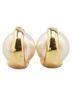 Chanel 100% Metal Gold Toned Chanel Coco Mark Earrings Gold Plated Fake Pearl Women's CHANEL One size - photo 2