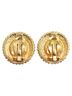 Chanel 100% Faux Pearl Gold Toned Chanel Round Earrings Gold Plated Faux Pearl Women's CHANEL One size - photo 3