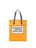 Burberry 100% Nylon Orange Burberry logo tote bag in orange nylon and leather for women. One size - photo 1