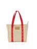Louis Vuitton Tan Red Louis Vuitton Antigua Cabas MM Tote Bag Shoulder M40035 Beige Red Canvas Leather Women's LOUIS VUITTON One size - photo 1