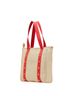 Louis Vuitton Tan Red Louis Vuitton Antigua Cabas MM Tote Bag Shoulder M40035 Beige Red Canvas Leather Women's LOUIS VUITTON One size - photo 2