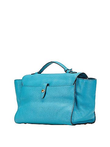 Prada Prada handbag shoulder bag blue leather women's PRADA (view 2)