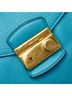 Prada 100% Leather Blue Prada handbag shoulder bag blue leather women's PRADA One size - photo 4