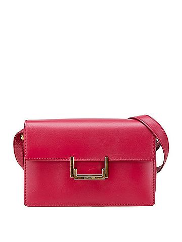 Saint Laurent Saint Laurent Classic Lulu Shoulder Bag Pink Gold Leather Women's SAINT LAURENT (view 1)