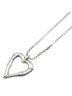Gucci 100% Sterling Silver Multi Color Gucci Bamboo Heart Motif Necklace in SV925 Silver for Women One size - photo 1