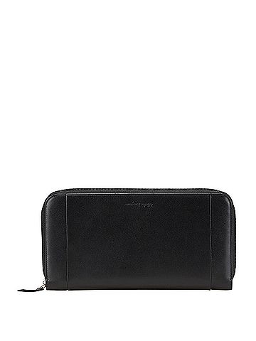 Salvatore Ferragamo Salvatore Ferragamo Women's Long Wallet with Travel Case in Black Leather (view 1)