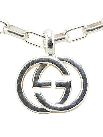 Gucci Gucci Interlocking G Necklace in SV925 Silver for Women (view 2)
