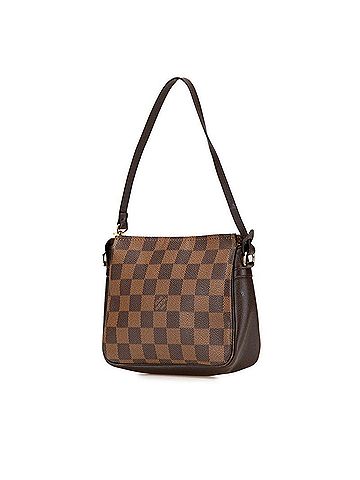 Louis Vuitton Louis Vuitton Damier Truss Makeup Pouch N51982 Brown PVC Leather Women's LOUIS VUITTON (view 2)