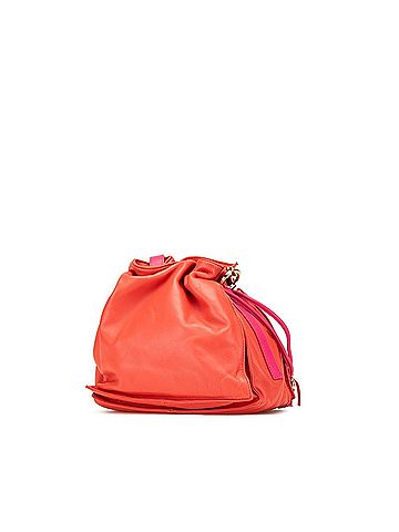 Loewe LOEWE Anagram Flamenco 22 Shoulder Bag Red Pink Leather Women's (view 2)