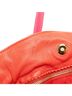 Loewe 100% Leather Pink Red LOEWE Anagram Flamenco 22 Shoulder Bag Red Pink Leather Women's One size - photo 4