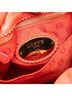 Loewe 100% Leather Pink Red LOEWE Anagram Flamenco 22 Shoulder Bag Red Pink Leather Women's One size - photo 8