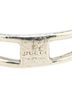 Gucci 100% Sterling Silver Multi Color Gucci Interlocking G Slim Open Band Ring #15 SV925 Silver Women's GUCCI One size - photo 4
