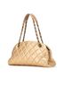 Chanel 100% Leather Gold CHANEL Matelasse Coco Mark Chain Tote Bag, Gold Leather, Women's One size - photo 2