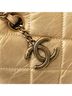 Chanel 100% Leather Gold CHANEL Matelasse Coco Mark Chain Tote Bag, Gold Leather, Women's One size - photo 9