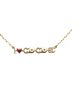 Chanel 100% Pearl Gold Toned Chanel I LOVE COCO Coco Mark Necklace Gold Plated Fake Pearl Women's CHANEL One size - photo 1