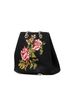 Saint Laurent 100% Canvas Black Multi Color Saint Laurent Flower Motif Chain Shoulder Bag Black Multicolor Canvas Women's SAINT LAURENT One size - photo 2