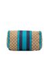 Gucci Tan Blue Gucci GG Canvas Handbag Shoulder Bag 247205 Beige Blue Leather Women's GUCCI One size - photo 3