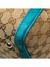 Gucci Tan Blue Gucci GG Canvas Handbag Shoulder Bag 247205 Beige Blue Leather Women's GUCCI One size - photo 5