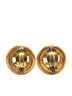 Chanel 100% Metal Gold Toned Chanel Coco Mark Round Earrings Gold Plated Women's CHANEL One size - photo 2
