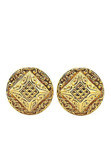 Chanel Chanel Earrings Gold Plated Women's CHANEL (view 1)
