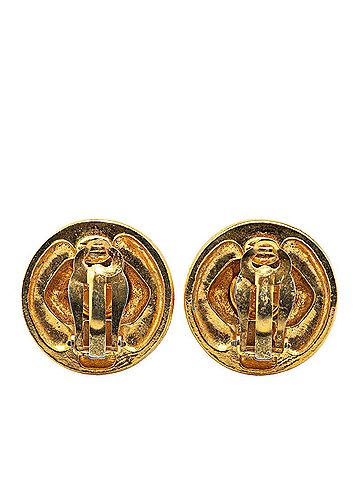 Chanel Chanel Earrings Gold Plated Women's CHANEL (view 2)