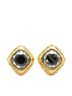 Chanel 100% Metal Gold Toned Chanel Diamond Stone Earrings Gold Plated Women's CHANEL One size - photo 1