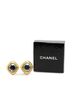 Chanel 100% Metal Gold Toned Chanel Diamond Stone Earrings Gold Plated Women's CHANEL One size - photo 4